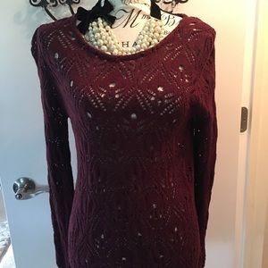 Burgundy Sweater